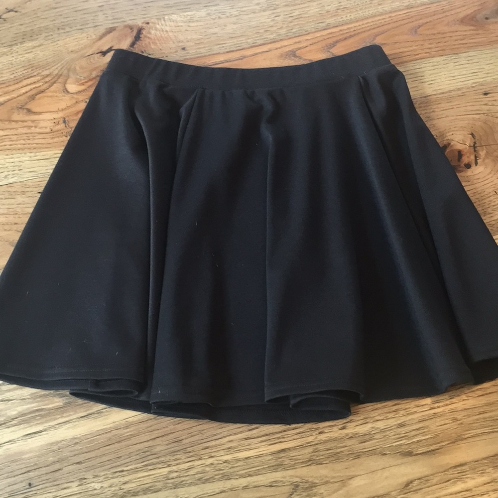 ASOS Black Mini Skater Skirt